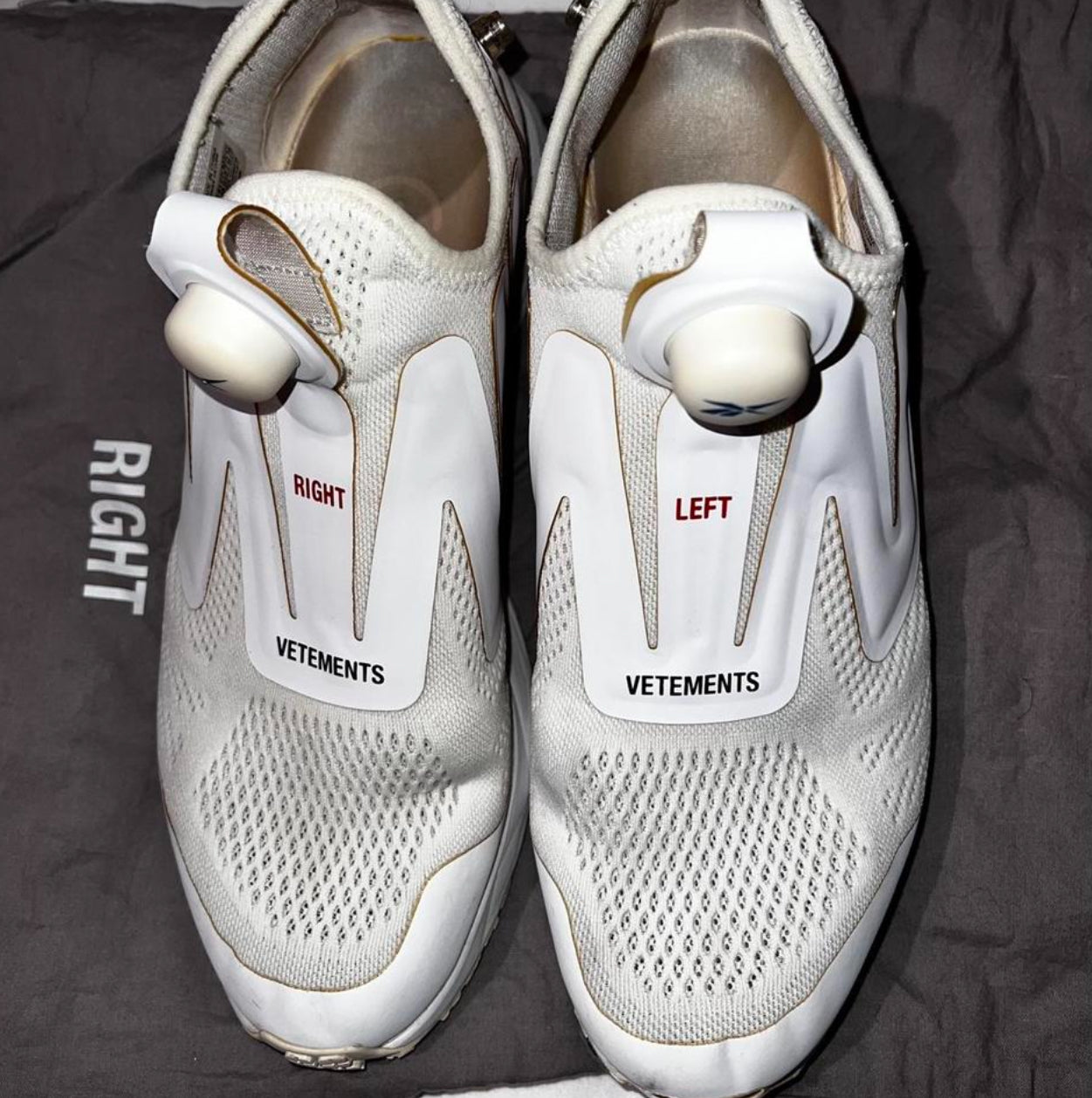 Vetements x Reebok Metasplit Sneakers