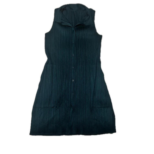 Pleats Please by Issey Miyake Button Down Sleeveless Tunic