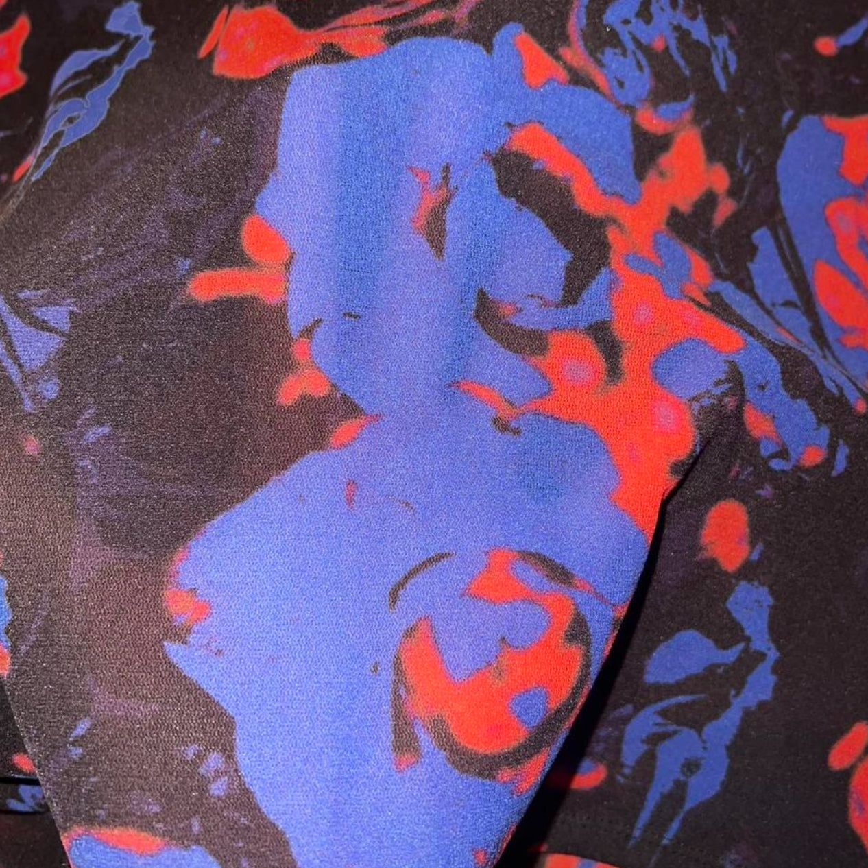 Issey Miyake Mesh Floral Print T-Shirt
