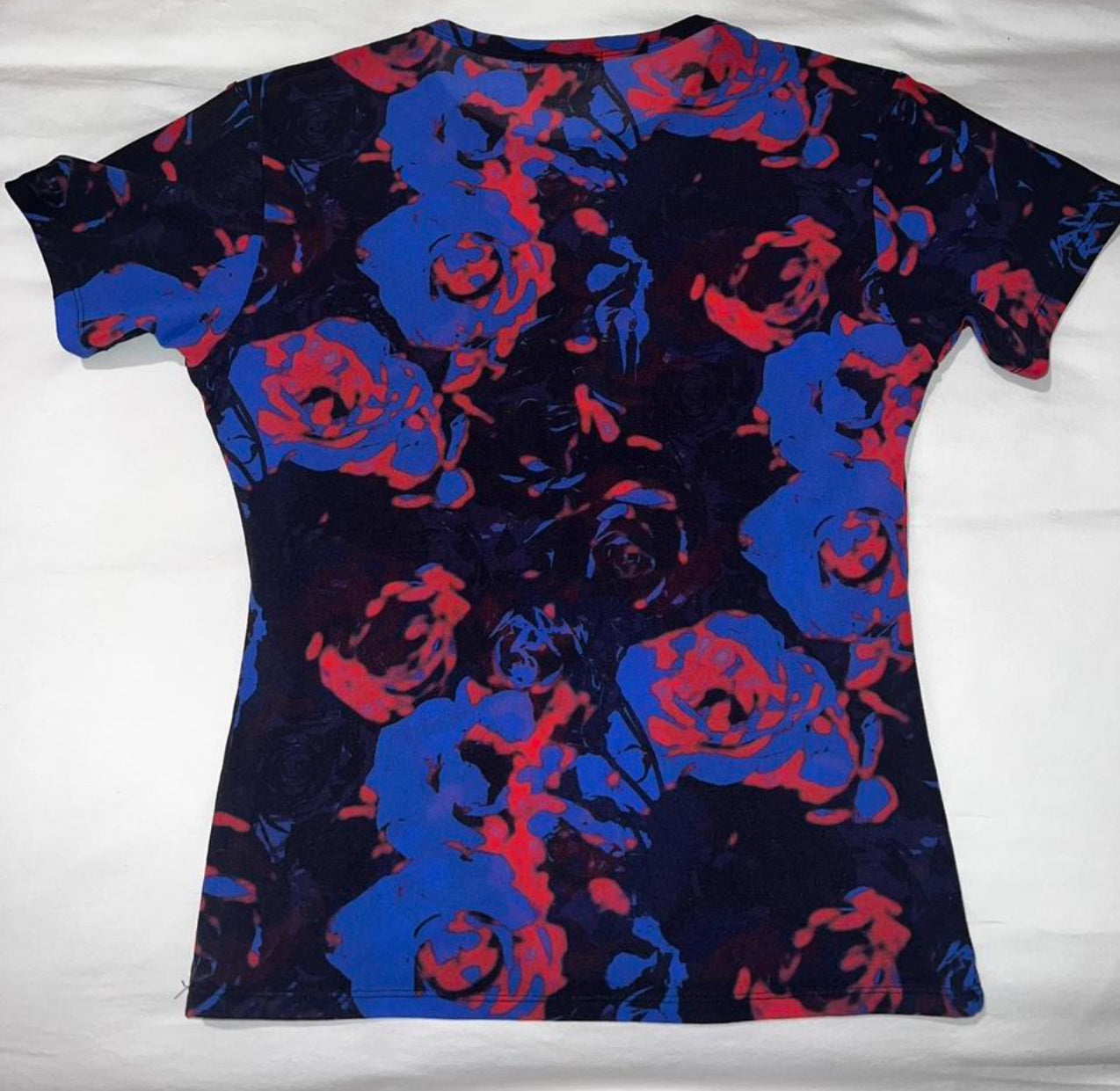 Issey Miyake Mesh Floral Print T-Shirt