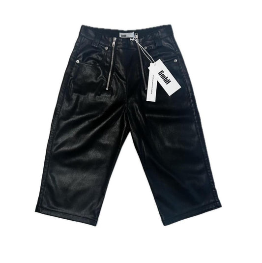 GmbH Vegan Leather Knee-Length Shorts