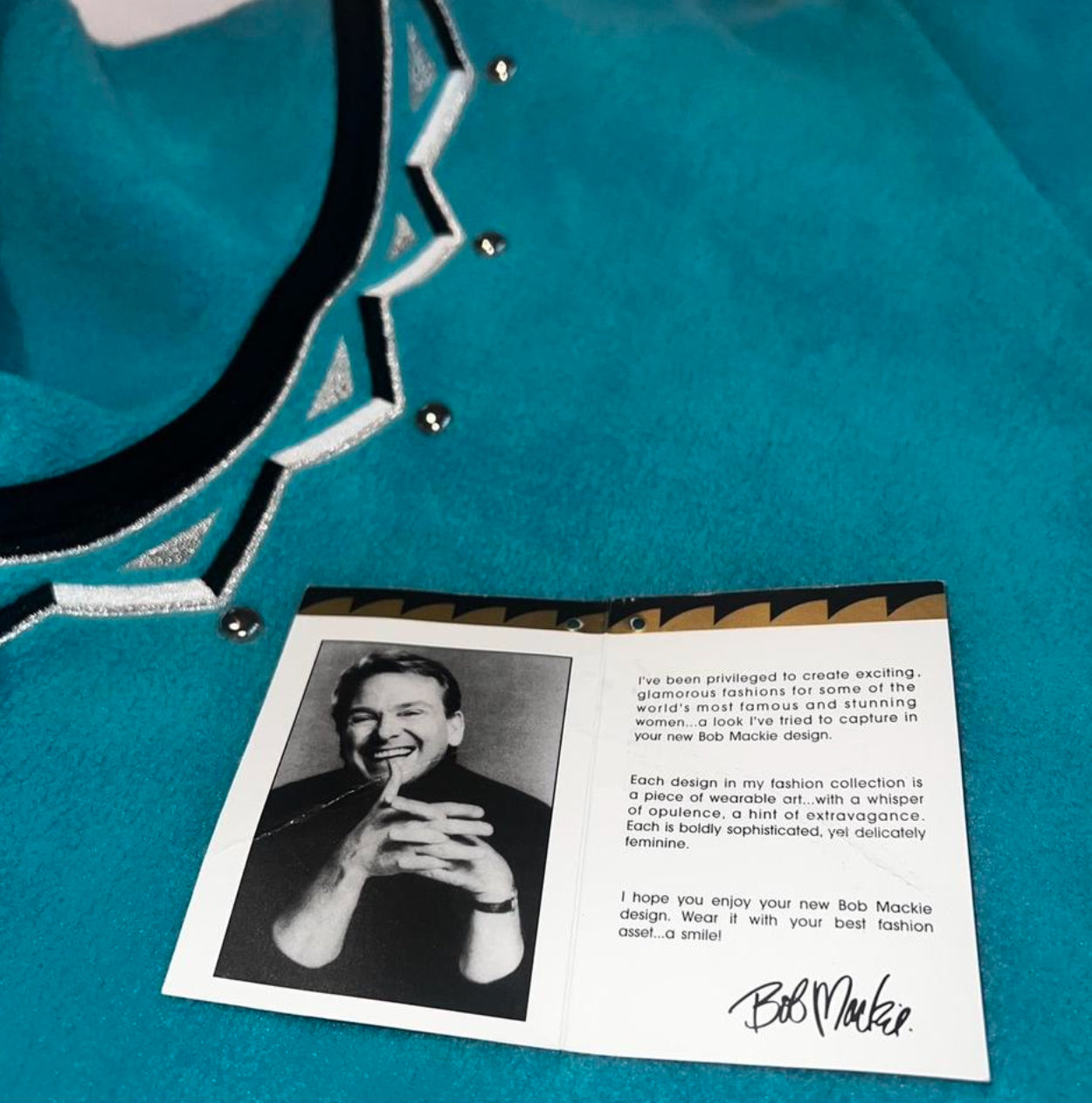 Bob Mackie Wearable Art Fleece Zip Up Jacket